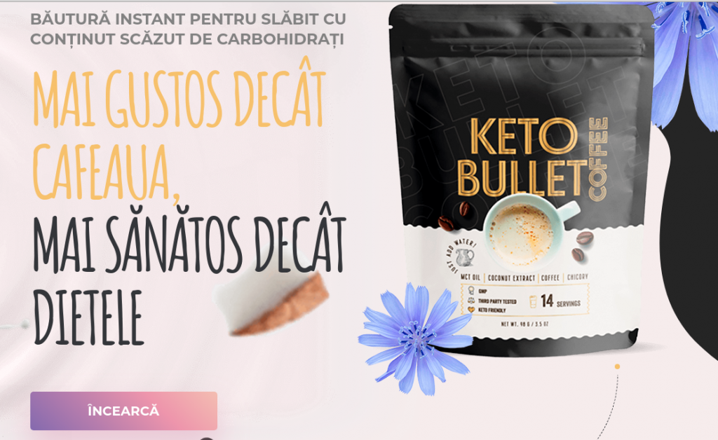 Keto Bullet - imagine reprezentativa pentru cafea de slabit - vreausi.eu