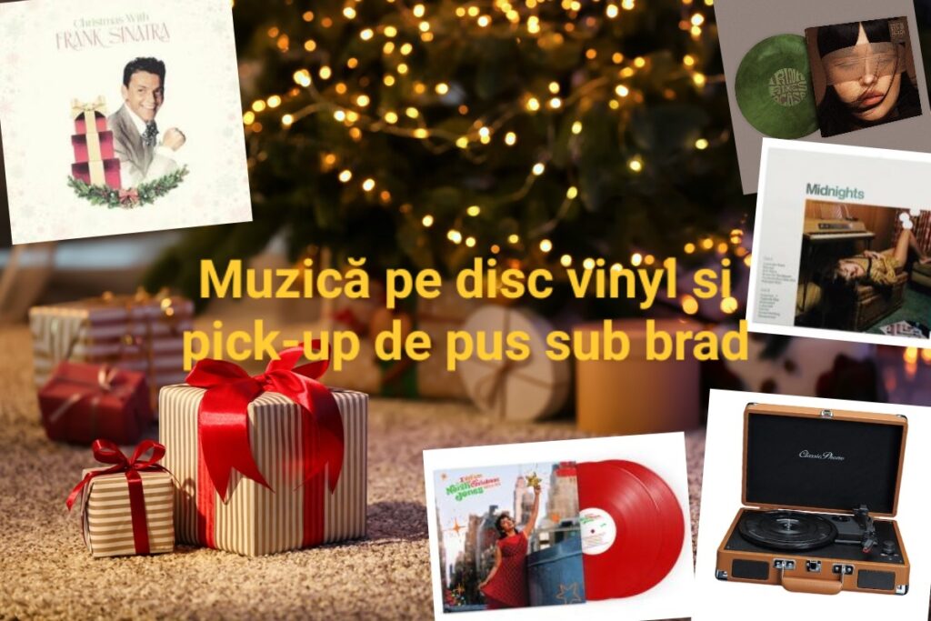 Idei de cadouri Crăciun muzică pe disc vinyl